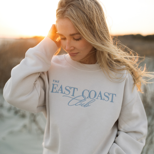 Womens Cream Crew The East Coast Club
