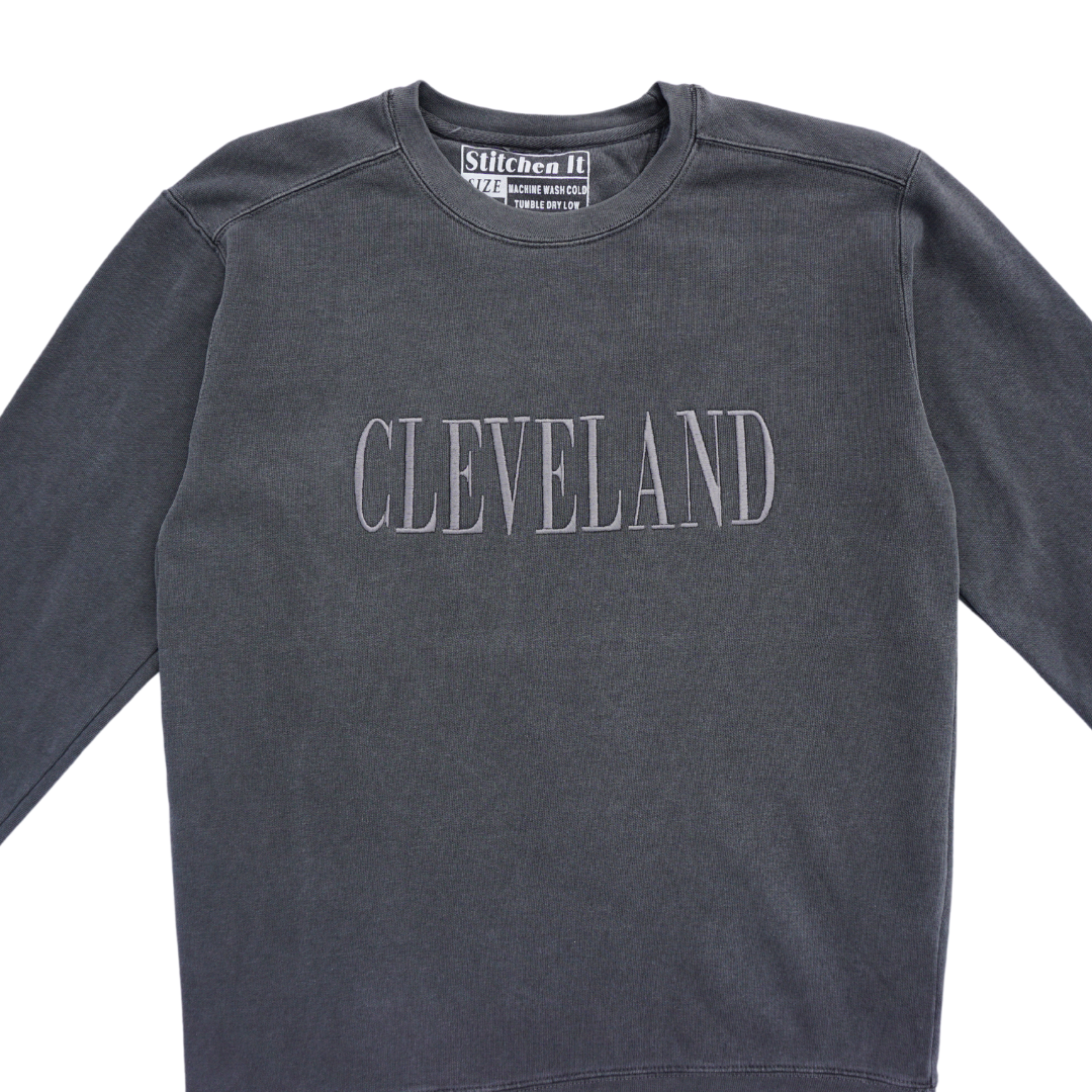 Grey Cleveland Crewneck