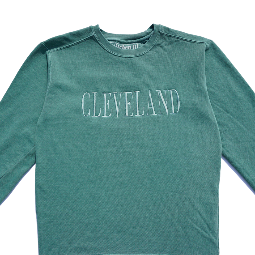 Green Cleveland Crewneck