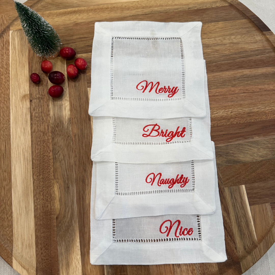 Holiday Cocktail Napkins