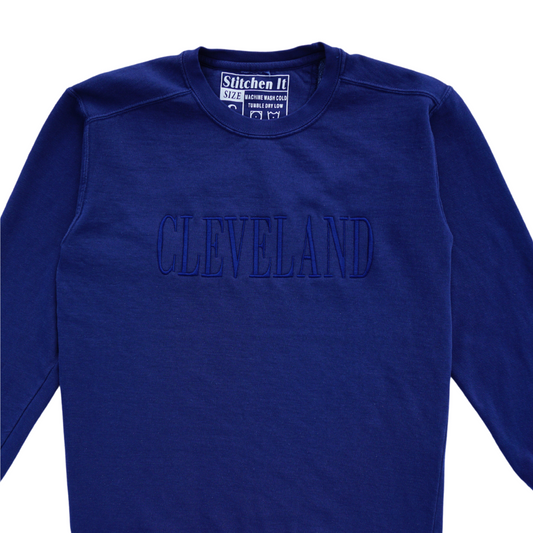 Navy Cleveland Crewneck