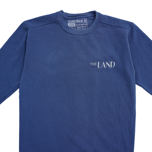 Blue The Land Crewneck