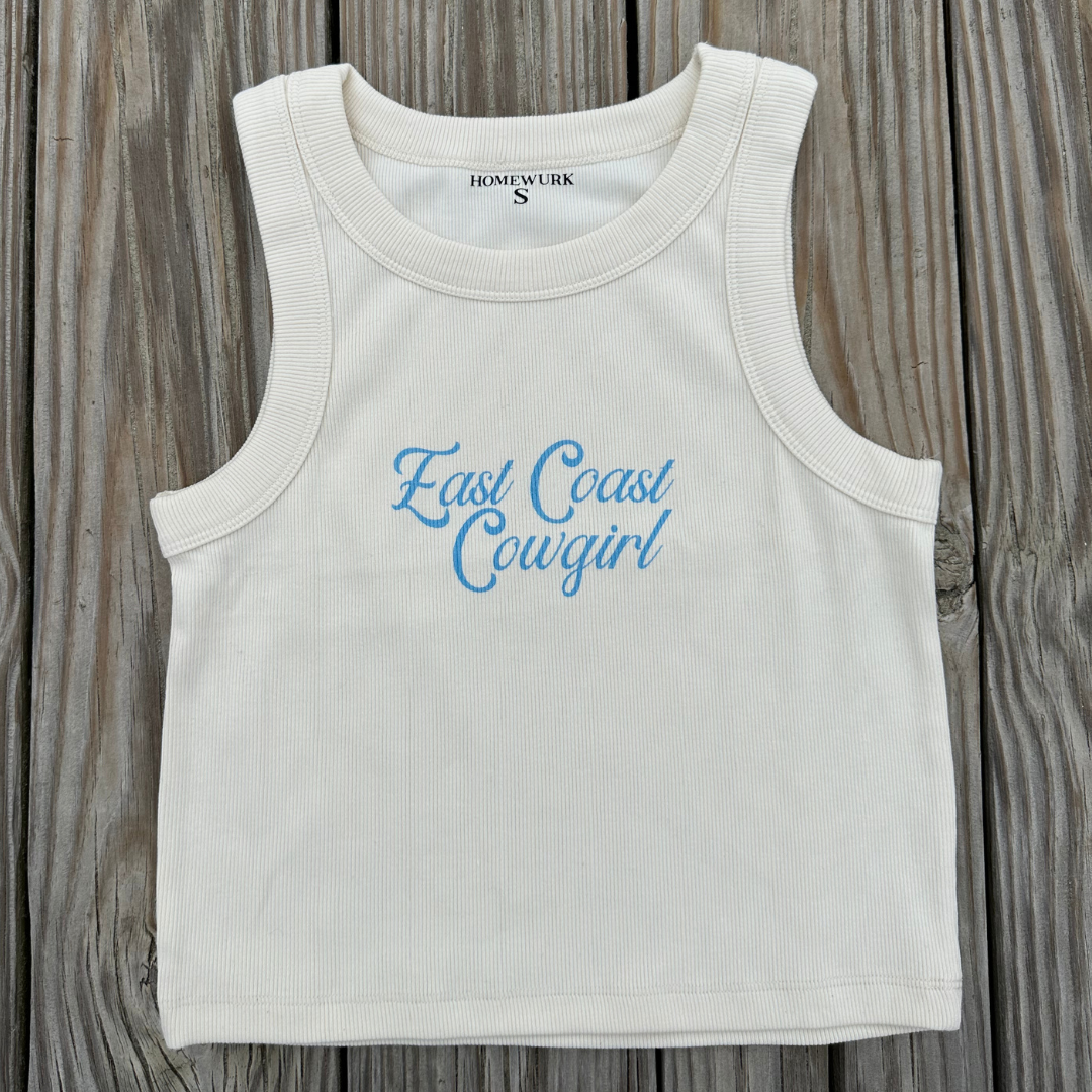 Cream East Costal Cowgirl Tank Top