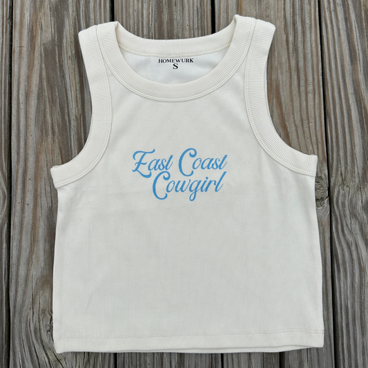 Cream East Costal Cowgirl Tank Top