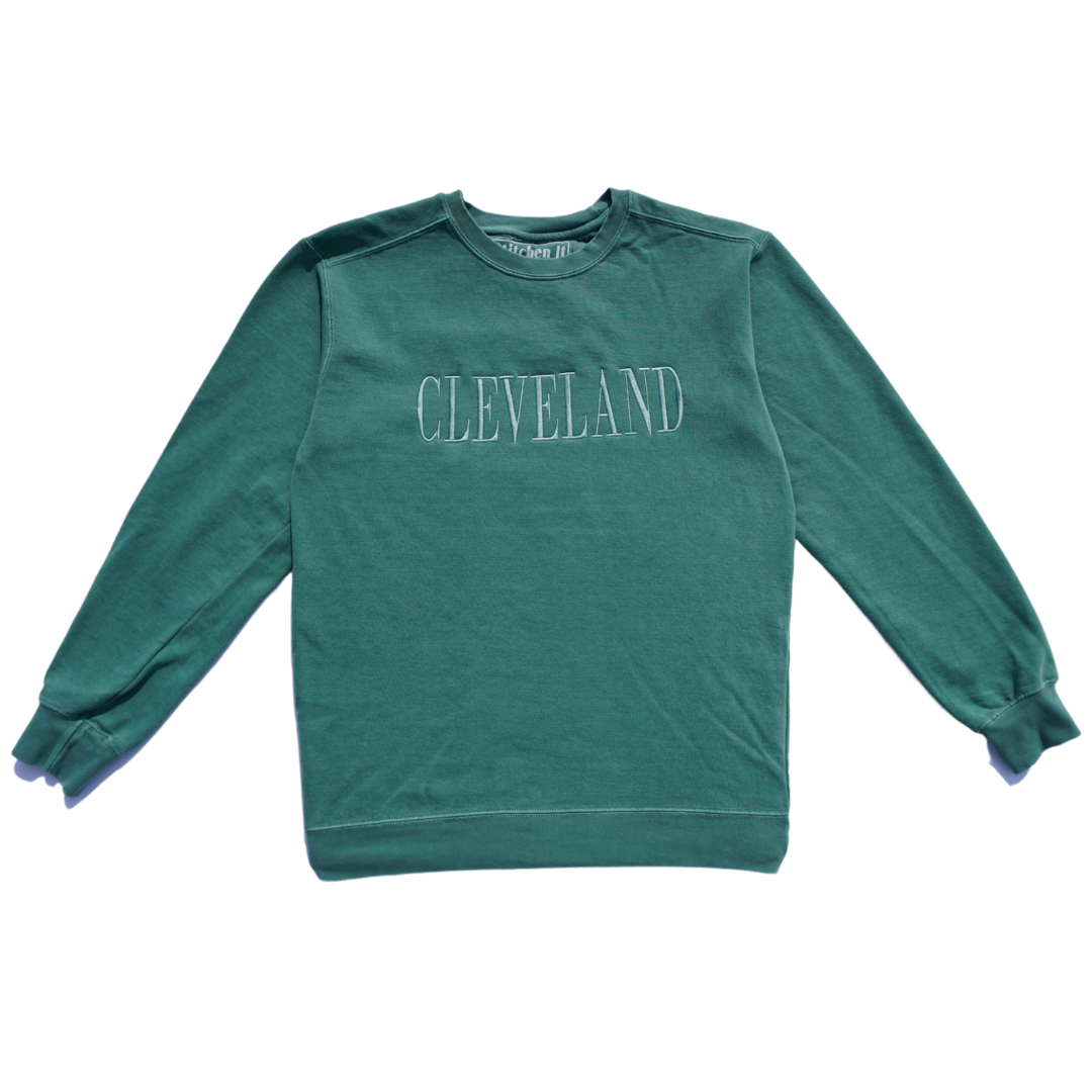 Green Cleveland Crewneck
