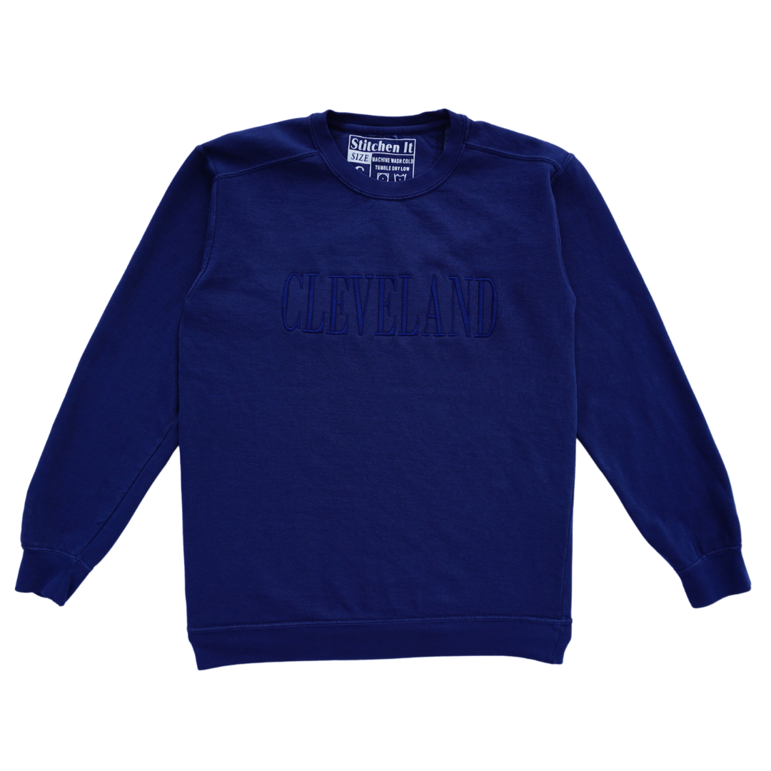 Navy Cleveland Crewneck
