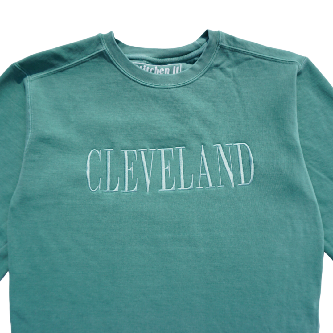 Green Cleveland Crewneck