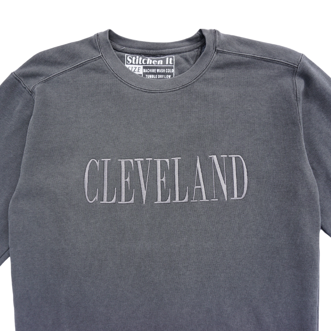Grey Cleveland Crewneck