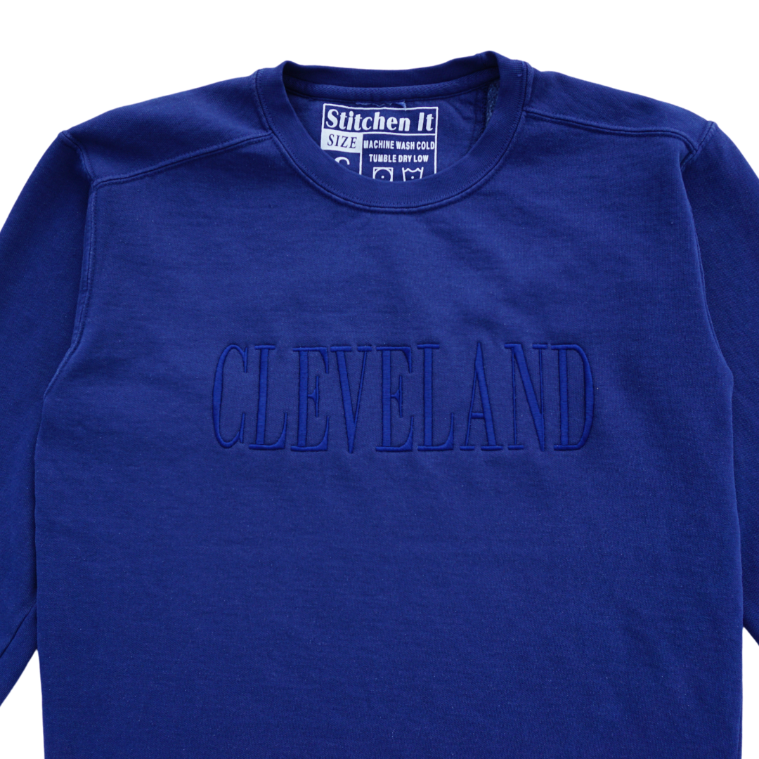 Navy Cleveland Crewneck
